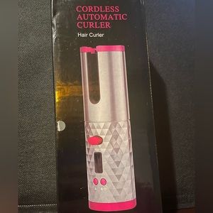 Cordless automatic hair curler